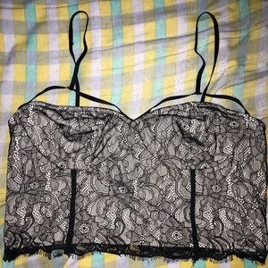Lace crop top